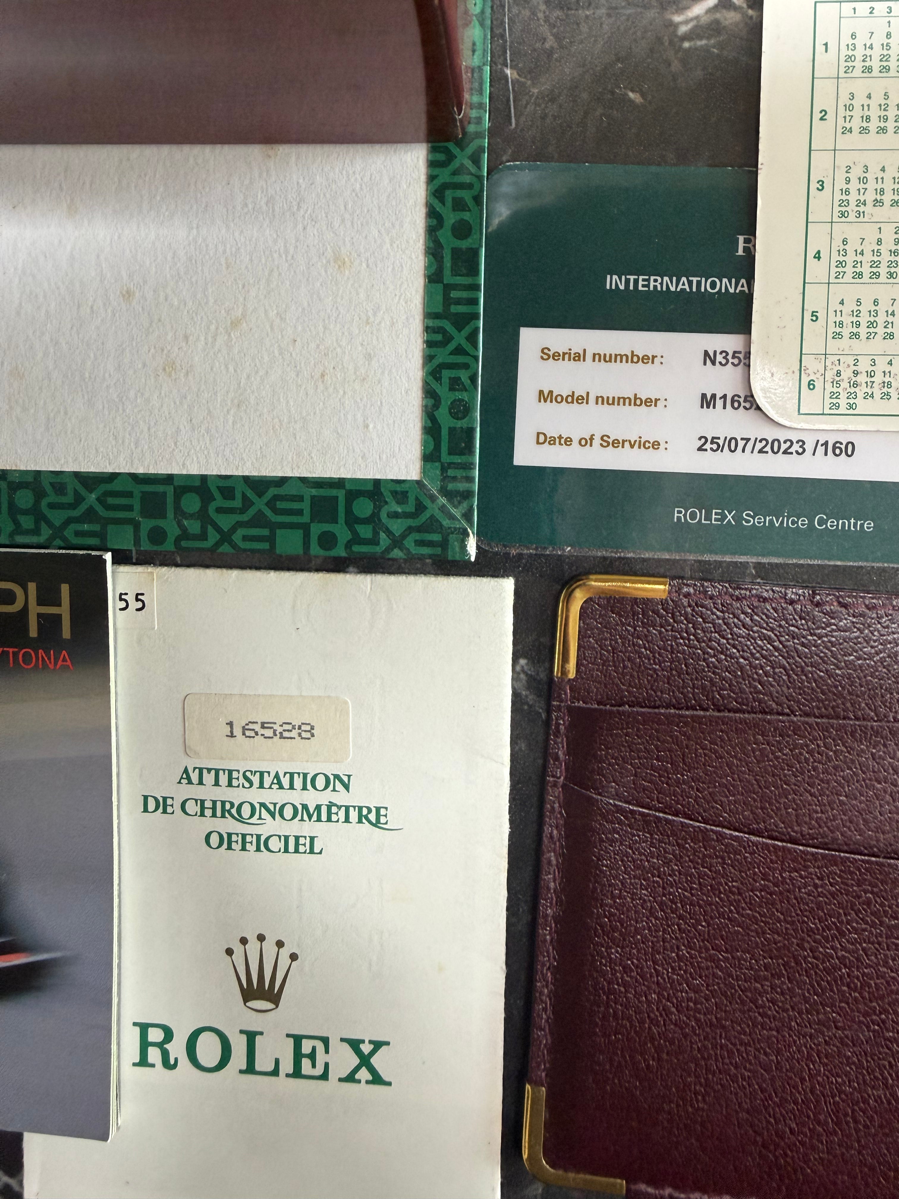 Rolex 16528 Zenith Pave & Emerald Dial - Full Set